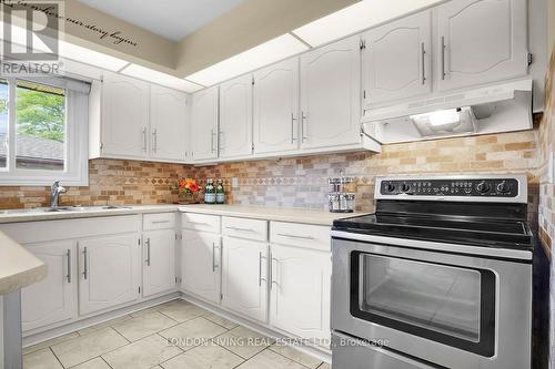 1032 Valetta Street, London, ON - Indoor Photo Showing Kitchen With Double Sink