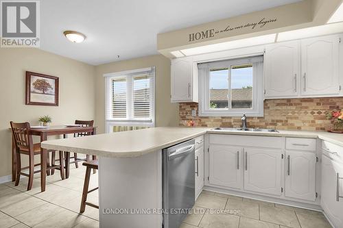 1032 Valetta Street, London, ON - Indoor Photo Showing Kitchen With Double Sink