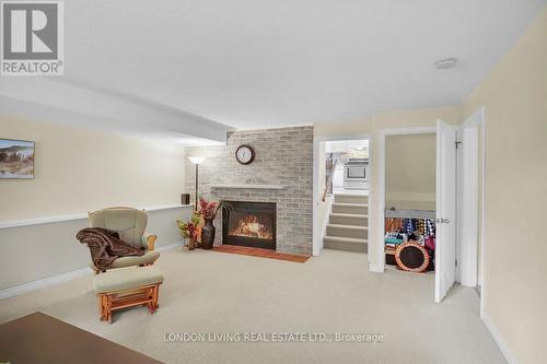 1032 Valetta Street, London, ON - Indoor With Fireplace