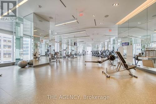 3303 - 10 York Street, Toronto, ON - Indoor Photo Showing Gym Room