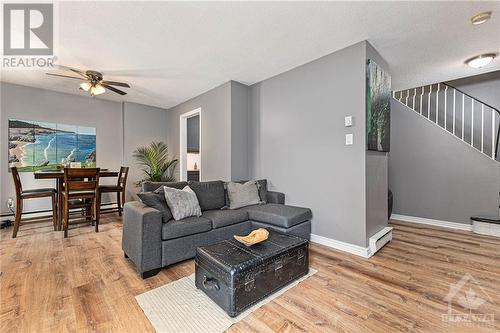 New flooring on main level - 440 Fenerty Court Unit#5, Kanata, ON - Indoor Photo Showing Living Room