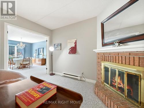 107 - 330 Brewery Lane, Orillia, ON - Indoor Photo Showing Living Room With Fireplace