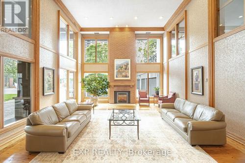 508 - 40 Richview Road, Toronto, ON - Indoor Photo Showing Living Room With Fireplace