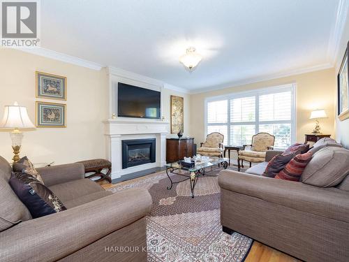 16 Lagani Avenue, Richmond Hill, ON - Indoor Photo Showing Living Room With Fireplace