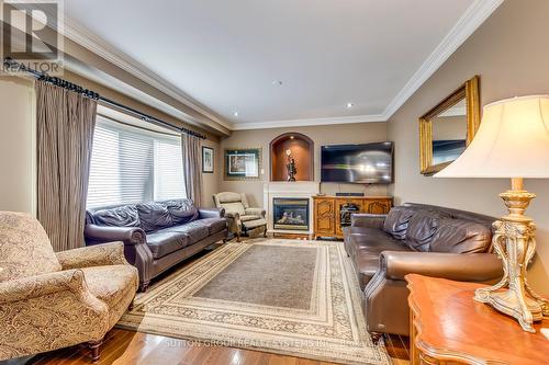 2284 Nena Crescent, Oakville, ON - Indoor Photo Showing Living Room With Fireplace