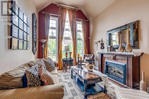 2284 Nena Crescent, Oakville, ON - Indoor Photo Showing Living Room With Fireplace