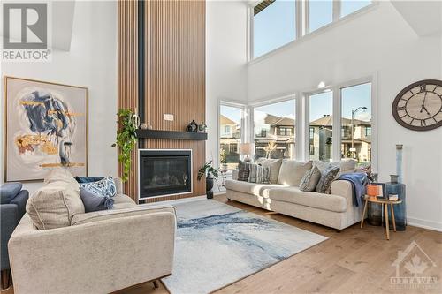 231 Dagenham Street, Ottawa, ON - Indoor Photo Showing Living Room With Fireplace