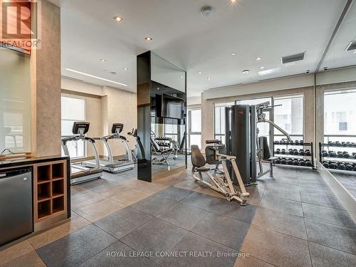 302 - 17 Zorra Street, Toronto, ON - Indoor Photo Showing Gym Room