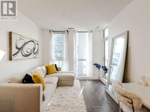 302 - 17 Zorra Street, Toronto, ON - Indoor Photo Showing Living Room