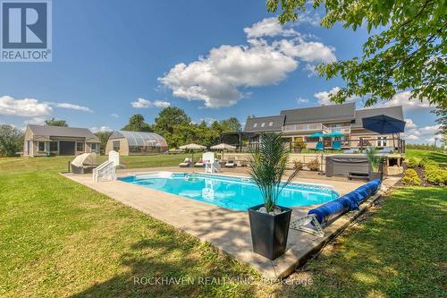 21 Riverside Drive, Haldimand, ON - Outdoor With In Ground Pool