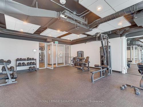 2208-60 Frederick St, Kitchener, ON - Indoor Photo Showing Gym Room