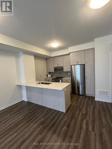 Th 230 - 121 Honeycrisp Crescent, Vaughan, ON - Indoor Photo Showing Kitchen With Double Sink