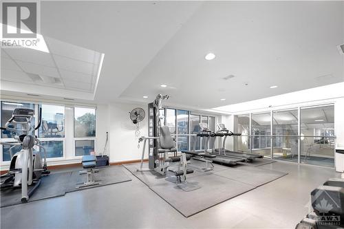 234 Rideau Street Unit#1901, Ottawa, ON - Indoor Photo Showing Gym Room