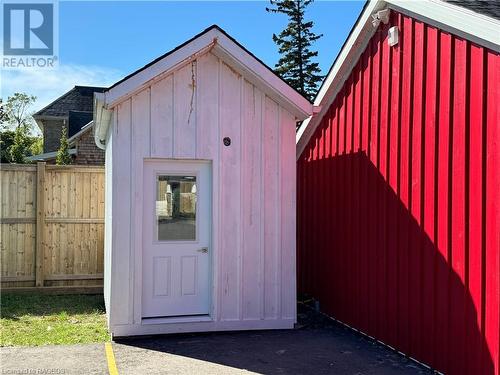 Laundry. - 119 Thompson Lane, Southampton, ON - Outdoor With Exterior