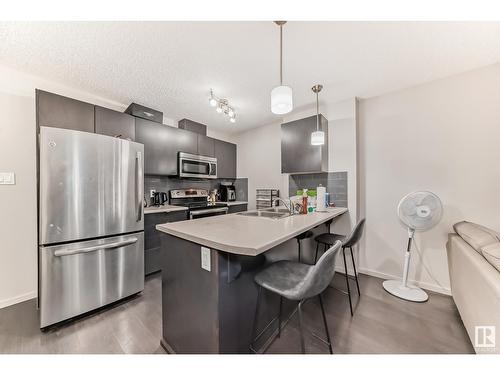 #430 344 Windermere Rd Nw, Edmonton, AB - Indoor Photo Showing Kitchen With Double Sink With Upgraded Kitchen