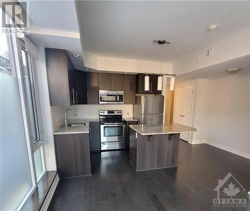 238 Besserer Street Unit#216, Ottawa, ON - Indoor Photo Showing Kitchen With Stainless Steel Kitchen