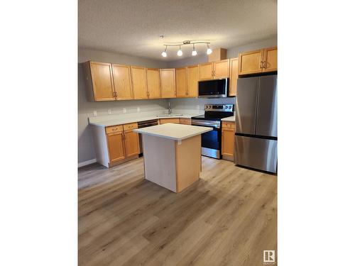 #203 2098 Blackmud Creek Dr Sw, Edmonton, AB - Indoor Photo Showing Kitchen