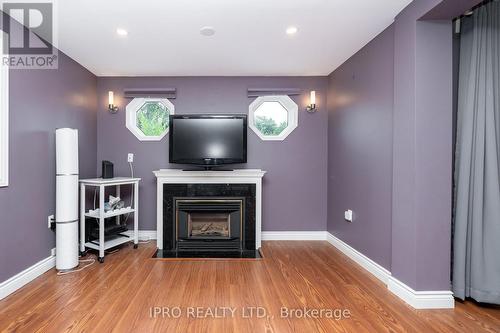 23 Ferndale Crescent, Brampton, ON - Indoor Photo Showing Living Room With Fireplace