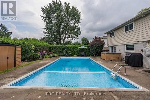 23 Ferndale Crescent, Brampton, ON - Outdoor With In Ground Pool With Deck Patio Veranda With Backyard