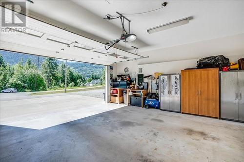 5913 Bluebird Road, Taghum, BC - Indoor Photo Showing Garage