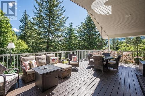 5913 Bluebird Road, Taghum, BC - Outdoor With Deck Patio Veranda With Exterior