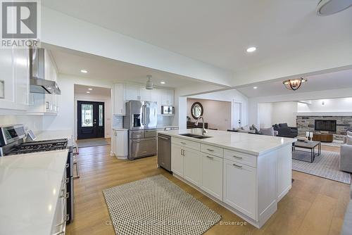 6 Thicketwood Place, Ramara, ON - Indoor Photo Showing Kitchen With Double Sink