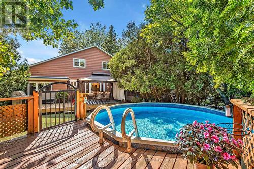 2746 Constable Road, Mississauga, ON - Outdoor With Above Ground Pool With Deck Patio Veranda