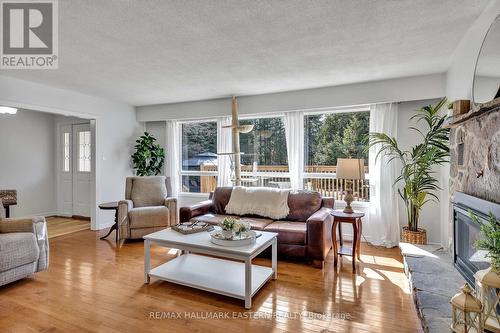 517 Belmont 2Nd Line, Havelock-Belmont-Methuen, ON - Indoor Photo Showing Living Room With Fireplace