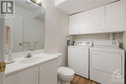 laundry and 2pc bathrm in basement - 