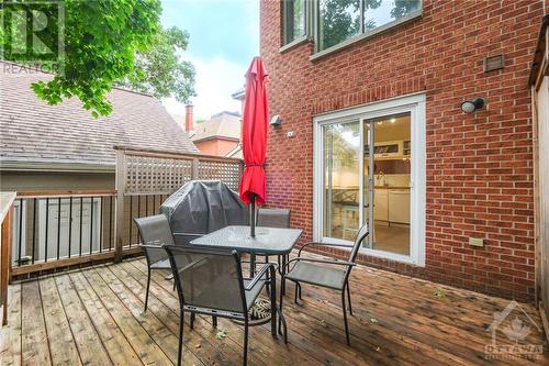 rear deck - 130 Hawthorne Avenue Unit#A, Ottawa, ON - Outdoor With Deck Patio Veranda With Exterior