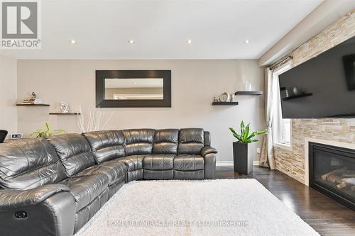 23 Killington Avenue, Vaughan, ON - Indoor Photo Showing Living Room With Fireplace