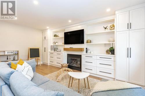 993 Whitney Crescent, Midland, ON - Indoor Photo Showing Living Room With Fireplace