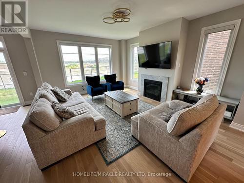 (Upper) - 15 Twilley Road, Brampton, ON - Indoor Photo Showing Living Room With Fireplace