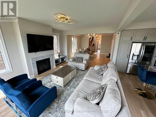 (Upper) - 15 Twilley Road, Brampton, ON - Indoor Photo Showing Living Room With Fireplace