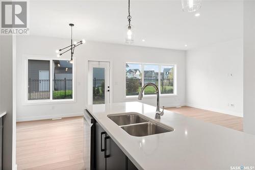 75 651 Dubois Crescent, Saskatoon, SK - Indoor Photo Showing Kitchen With Double Sink