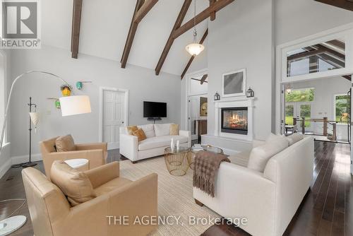 1460 County Rd 3, Prince Edward County, ON - Indoor Photo Showing Living Room With Fireplace