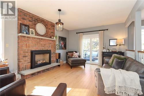 464 Kaireen Street, Sudbury, ON - Indoor Photo Showing Living Room With Fireplace