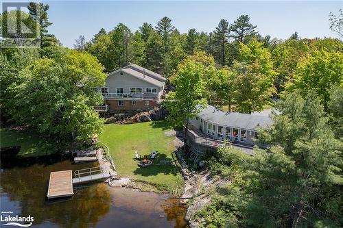 285 Crooked Bay Road, Port Severn, ON - Outdoor With Body Of Water With Deck Patio Veranda