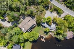 Sky view showing 2 driveways into The Property - 