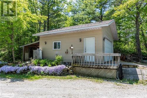 Easy access to Drive into Garage - 285 Crooked Bay Road, Port Severn, ON - Outdoor With Deck Patio Veranda With Exterior