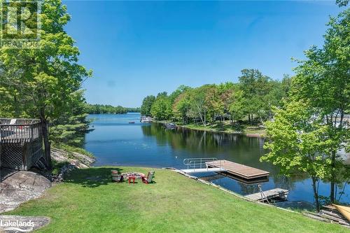 View from The Main Cottage - 285 Crooked Bay Road, Port Severn, ON - Outdoor With Body Of Water With View