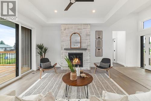 114 Michael'S Way, Prince Edward County (Ameliasburgh), ON - Indoor Photo Showing Other Room With Fireplace