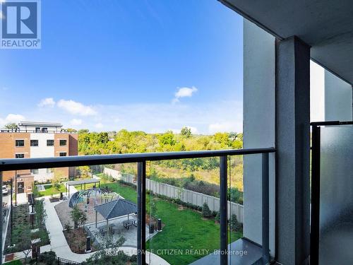 302 - 1063 Douglas Mccurdy Comm, Mississauga, ON - Outdoor With Balcony With Exterior