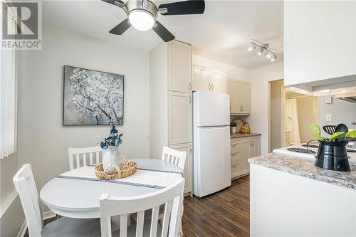 Updated kitchen cupboards - 26 Pearl Street Unit#107, Smiths Falls, ON - Indoor Photo Showing Dining Room