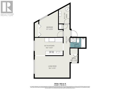 Floor plan There is a back door exit as well - 26 Pearl Street Unit#107, Smiths Falls, ON - Other