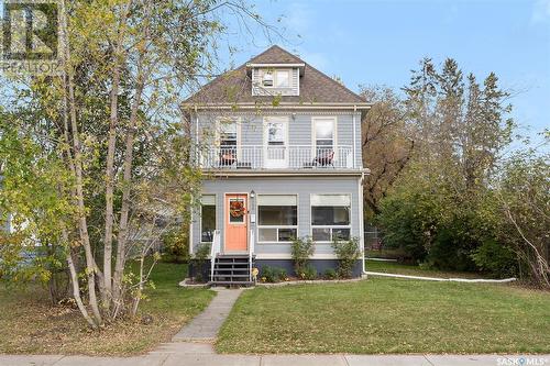 220 Riverside Drive, Prince Albert, SK - Outdoor With Balcony With Facade