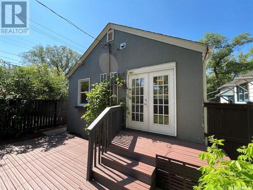 1112 B Avenue N, Saskatoon, SK - Outdoor With Deck Patio Veranda With Exterior