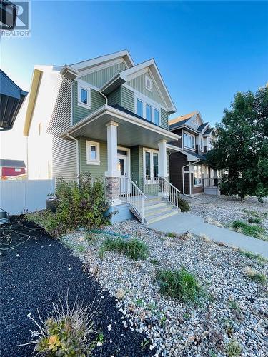 3641 Green Bank Road, Regina, SK - Outdoor With Deck Patio Veranda With Facade