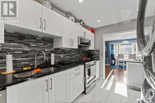 1828 Olive Road, Windsor, ON - Indoor Photo Showing Kitchen With Double Sink With Upgraded Kitchen