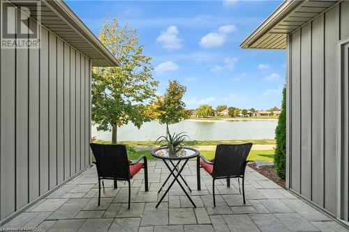 Patio area - 207 Carloway Trail, Huron-Kinloss, ON - Outdoor With Body Of Water